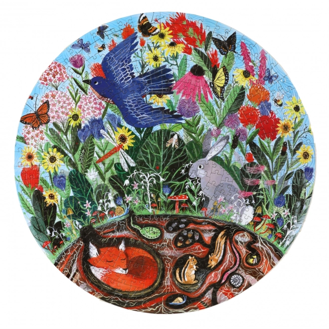 Eco-Friendly Wild Nature Round Puzzle