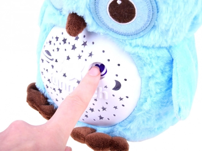 Soothing Owl Lullaby Projector Plush