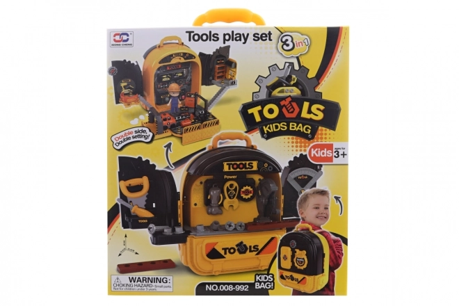 3-in-1 Tool Backpack Set for Kids