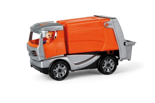 Tilting cab with driver figure