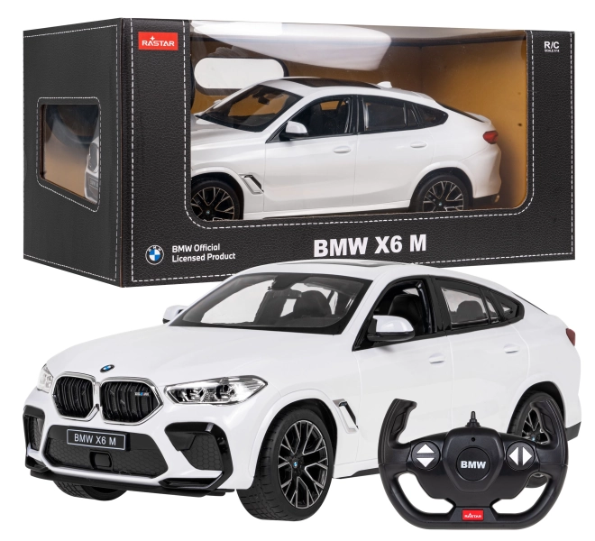 R/C BMW X6 M 1:14 RASTAR – Blanc