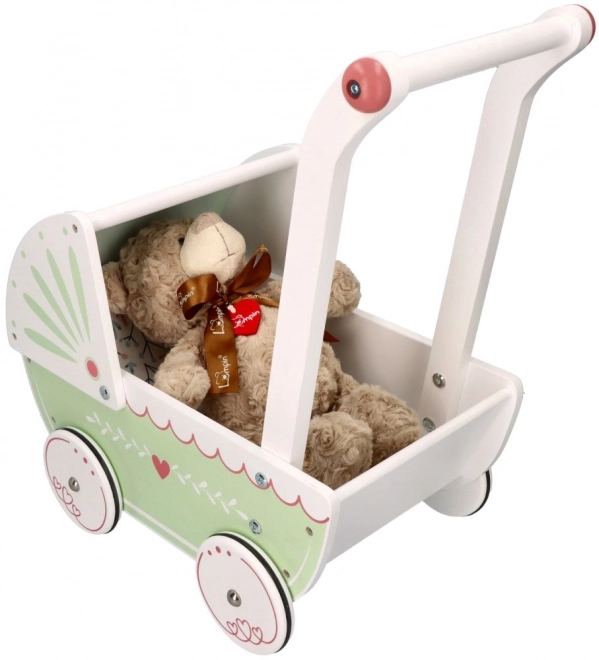 Wooden Doll Stroller