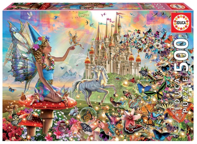 Educa Puzzle Fairy and Butterflies 500 Pieces