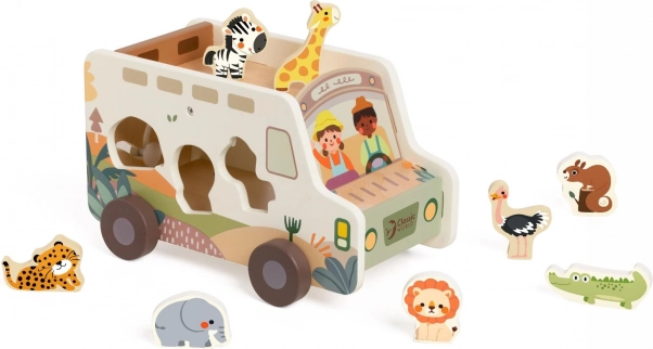 Inserto safari in legno Auto