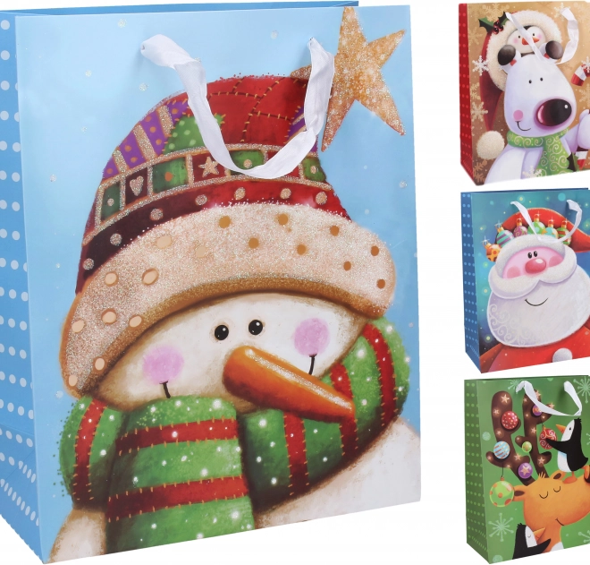 Sac cadeau de Noël taille moyenne
