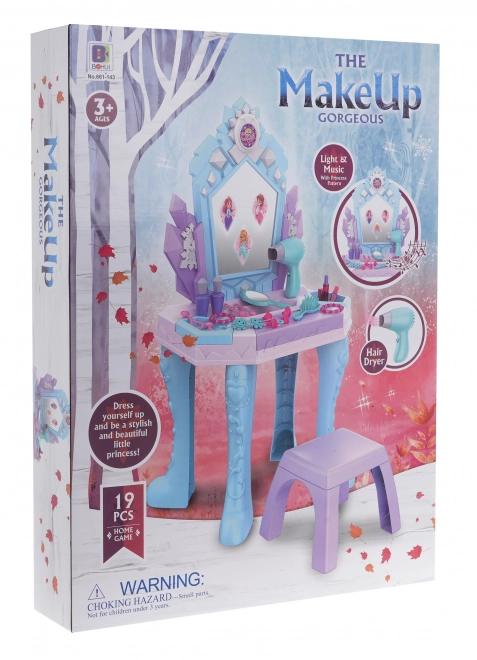 Interactive Princess Vanity Set for Kids 3+ with Accessories