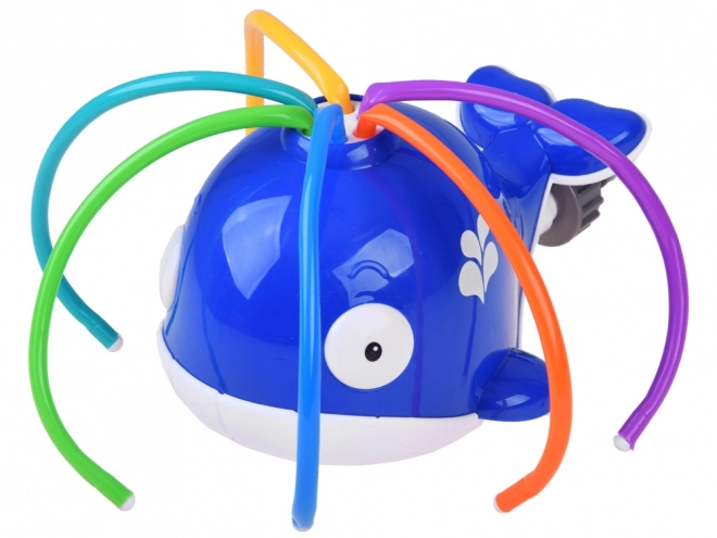 Colorful Whale Water Sprinkler Toy