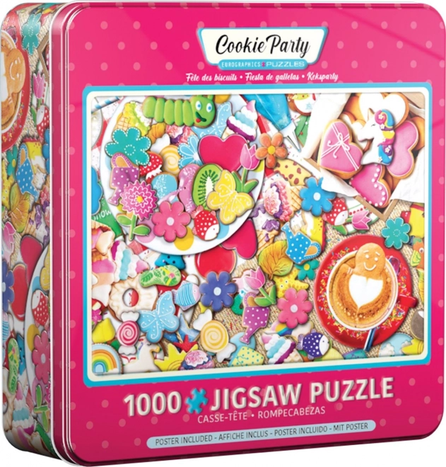 Eurographics Cookie Celebration Puzzle Tin 1000 Pieces