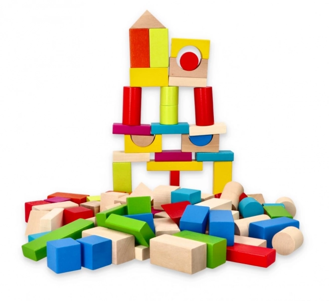 Colorful Wooden Blocks Set