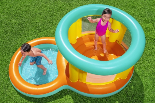 Inflatable Bouncer with Pool 2-in-1 for Kids 3+ by Bestway