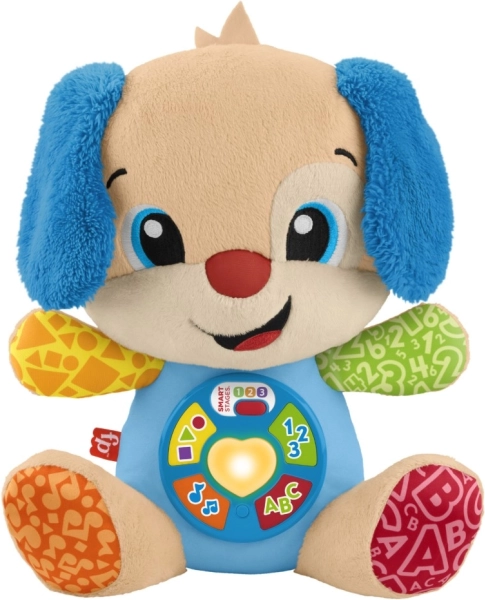 FISHER-PRICE Laugh & Learn Smart Stages Puppy – interactive multilingual plush toy