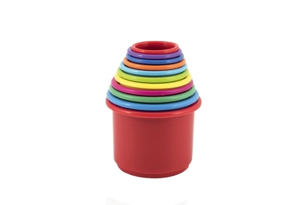 Colorful Stackable Pyramid Toy for Toddlers