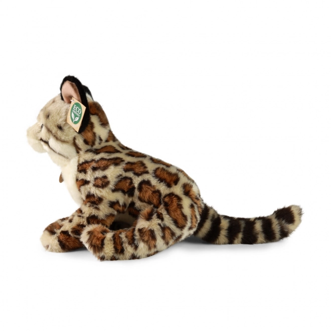 Sitting Plush Ocelot Eco-Friendly 28 cm