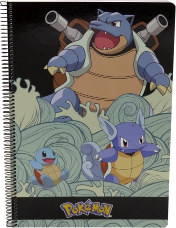 Pokémon A4 Ringbound Notebook - Squirtle