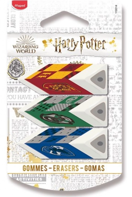 Harry Potter Maped Eraser Set