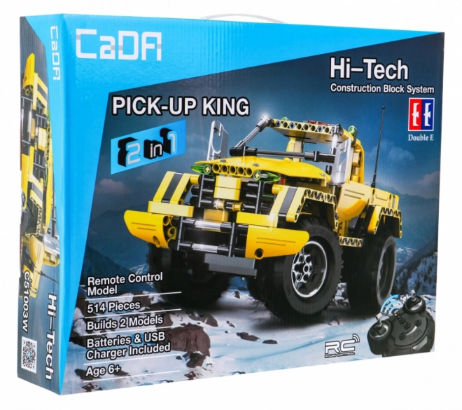 Remote Controlled Technical Building Blocks Off-Road Vehicle CaDA 2-in-1 for Kids 6+