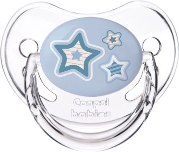 Canpol babies Succhietto 18m+ in silicone anatomico NEWBORN BABY blu