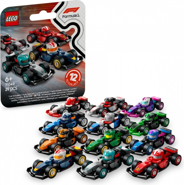 Gyűjtői F1 autó LEGO 71049 (kijelző 36 db)