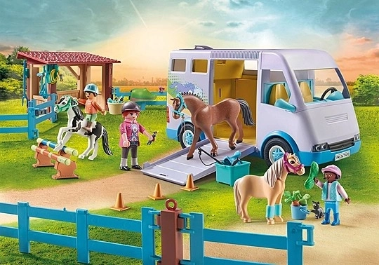 Set of Figures Horses 71493 Mobile Riding Lesson