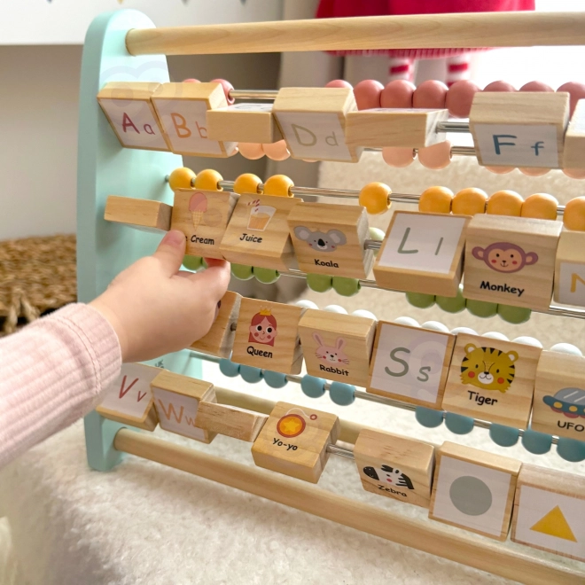 Contatore educativo in legno e alfabeto Tooky Toy