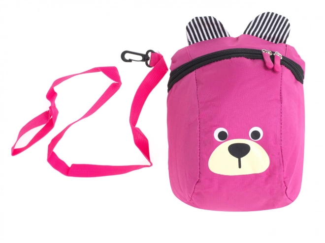 Children's Backpack Teddy Bear Pink