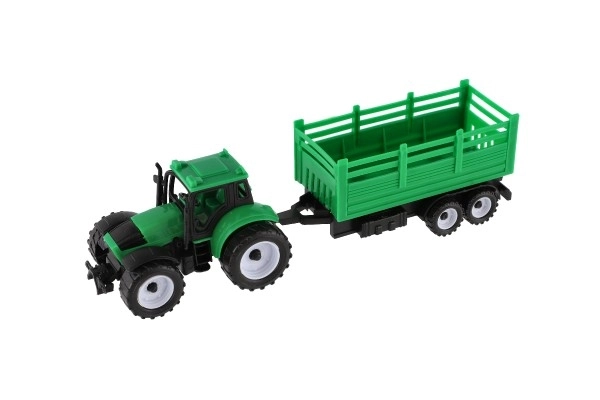 Tractor with Trailer Toy - Plastic Model