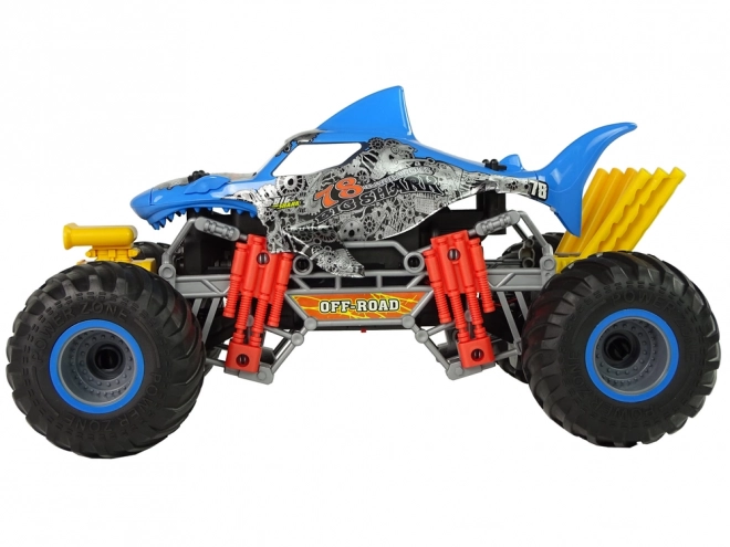 Blue Remote Controlled Shark Off-Road Car