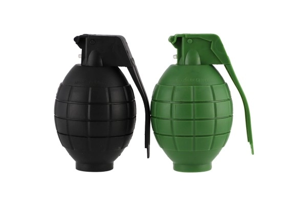 Plastic Hand Grenade Toy with Sound and Light Effects