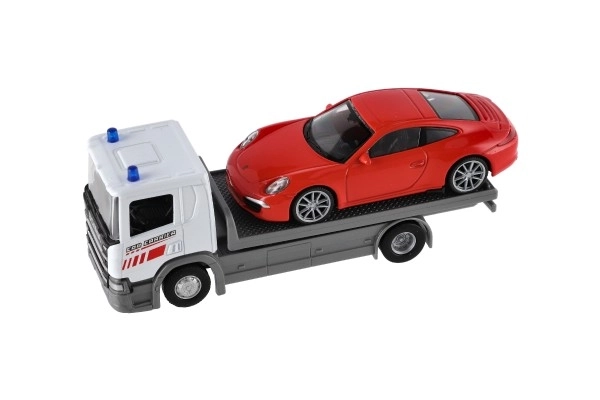 Auto Tow Truck Welly Scania P320 with Vehicle