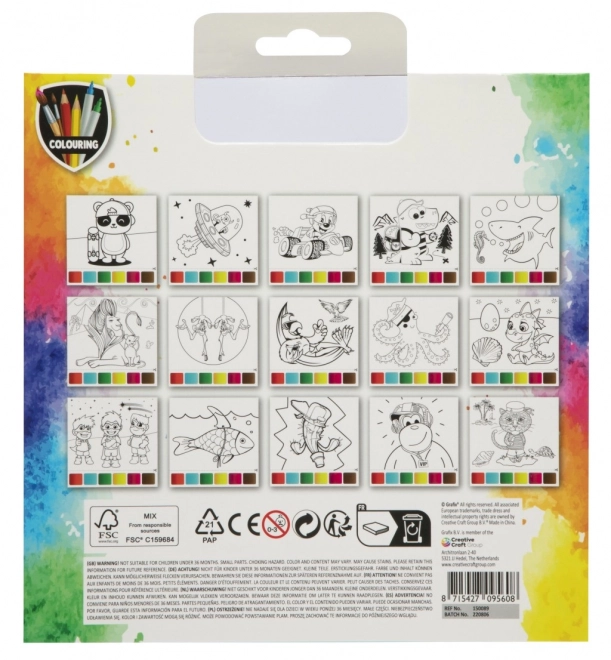 Water Painting Set with 15 Pictures