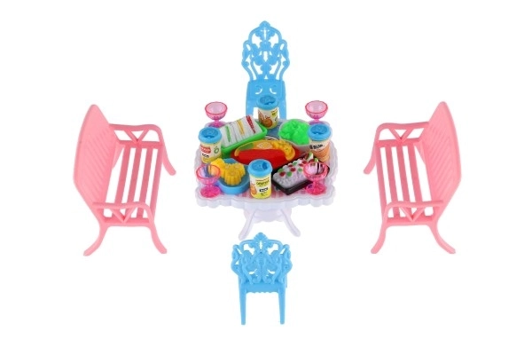 Doll Furniture Set - Table and Chairs