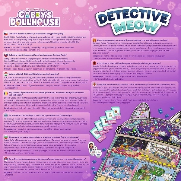 Detektiv Meow Gabby´s Dollhouse společenská hra