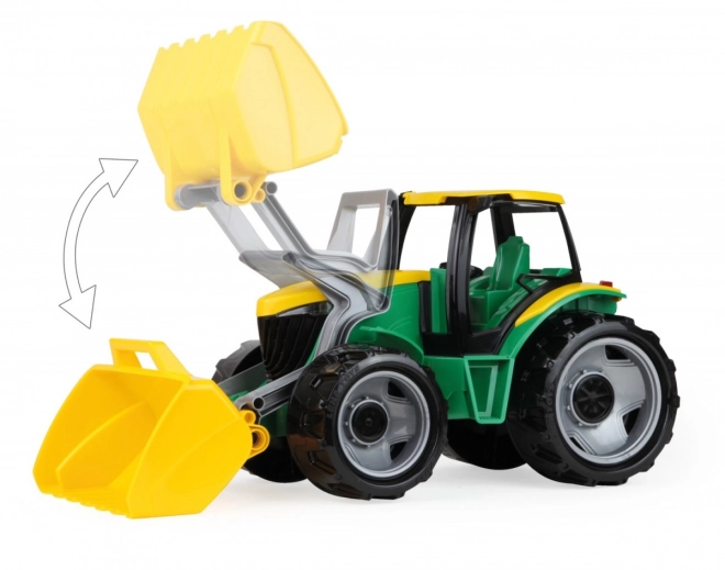 Green and Yellow Tractor with Scoop