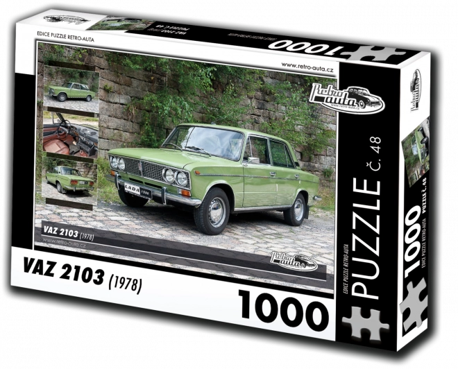 Retro Cars Puzzle Vaz 2103 1000 Pieces