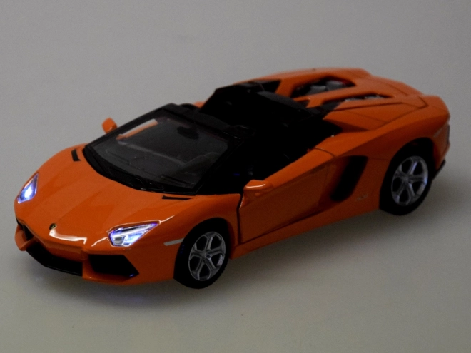 Interactive Lamborghini Aventador Roadster Model Car 1:32