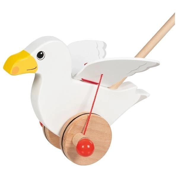 Wooden Push Toy Seagull