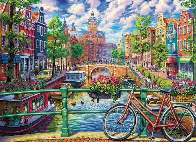 Amsterdam Canal Puzzle 1000 Pieces