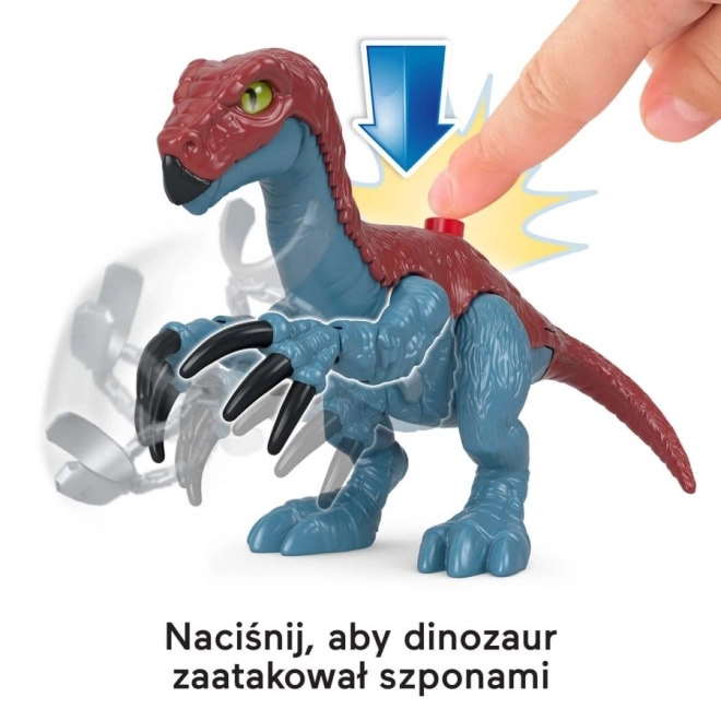 Jurassic World Imaginext Therizinosaurus and Owen Figure Set