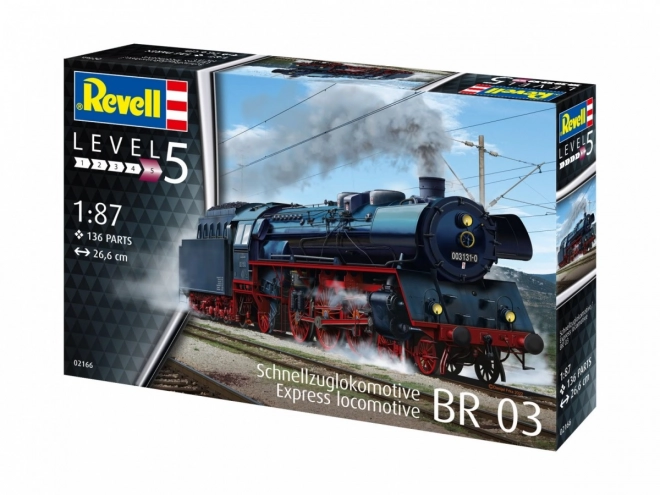 Plastic Model Steam Locomotive BR03