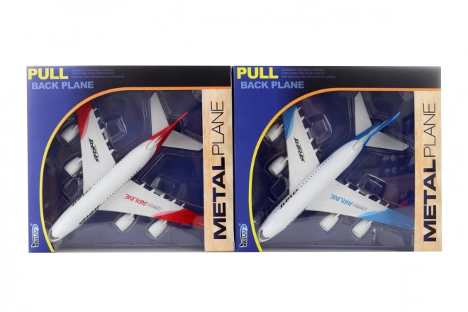 Die-Cast Pull Back Airplane with Lights and Sound