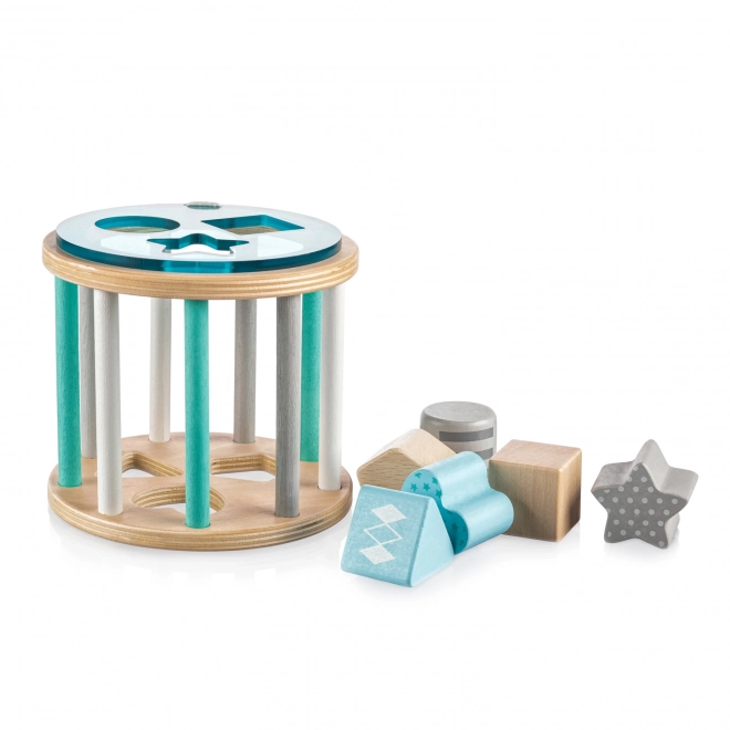 Wooden Activity Insert Toy, Blue