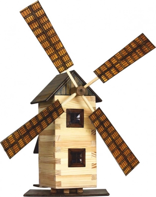 Wooden Windmill Model Kit