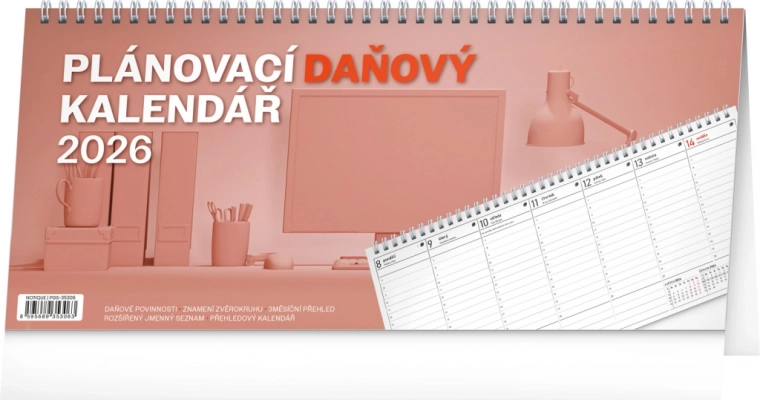 Notique Desk Calendar Planning Tax 2026