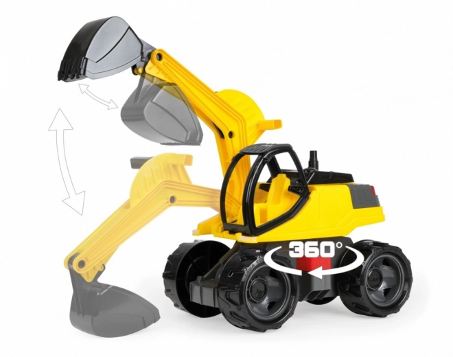 Yellow and Black Excavator Toy