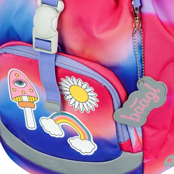 Lightweight School Backpack Airy Hippie