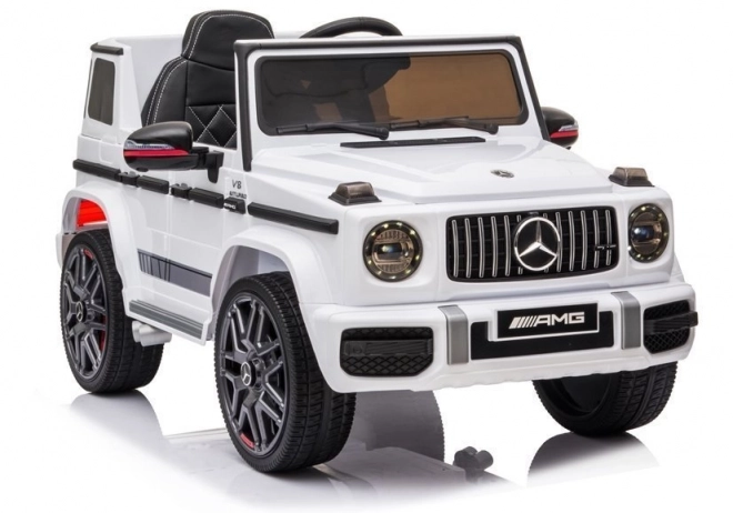 Mercedes AMG G63 White Electric Ride-On Car