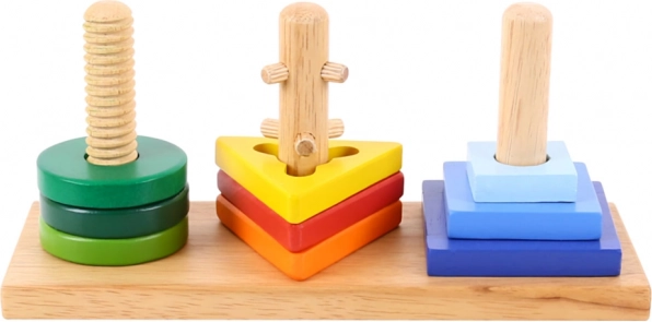 Three pegs, three challenges
