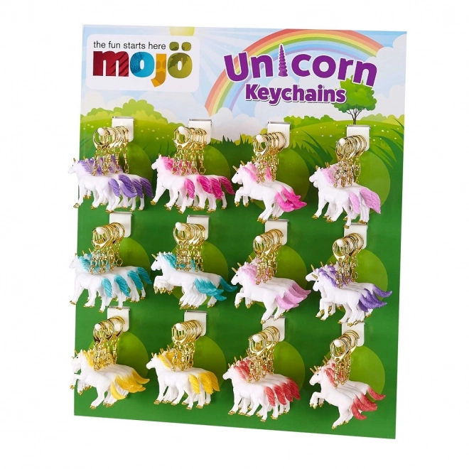 Unicorn Keychains Display Set