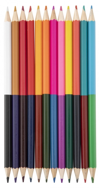 Double-sided Pencils Duo 12 pcs