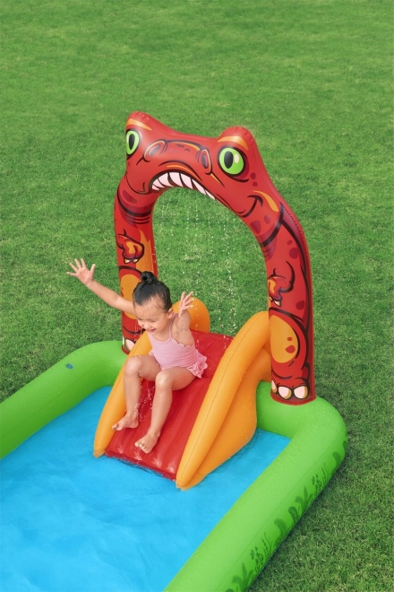 Inflatable Water Playground Dinosaur World for Kids Ages 2+